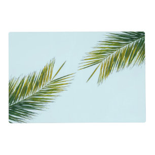 Palm tree branch placemat
