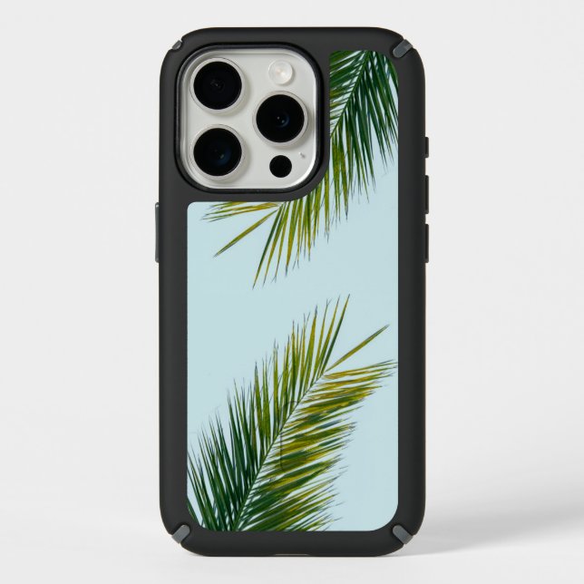 Palm tree branch speck iPhone case (Front)