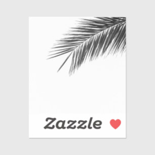 Palm tree branch sticker