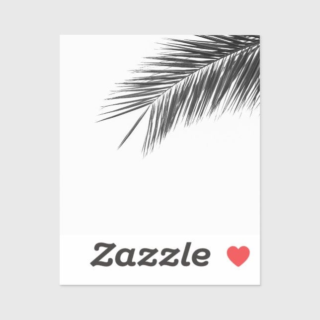 Palm tree branch sticker (Sheet)