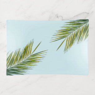 Palm tree branch trinket tray