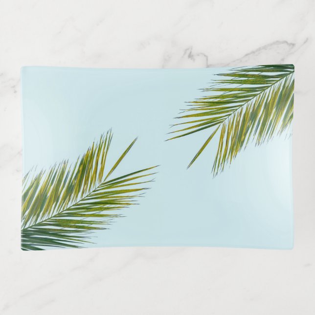Palm tree branch trinket tray (Front)