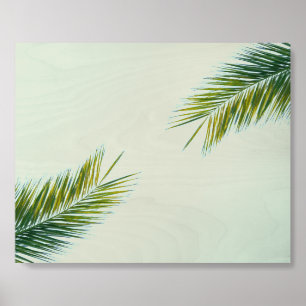 Palm tree branch wood photo tile