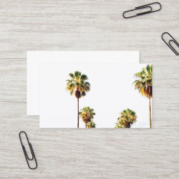 Palm Tree Business Card by BeachBeginnings at Zazzle