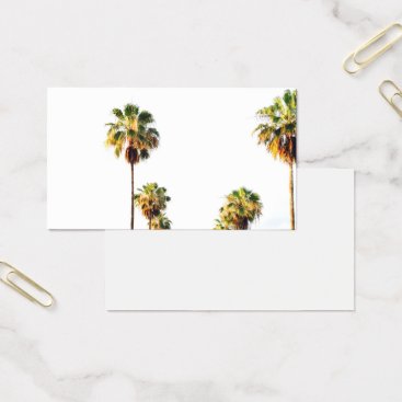 Palm Tree Business Card Palm Tree Business Card