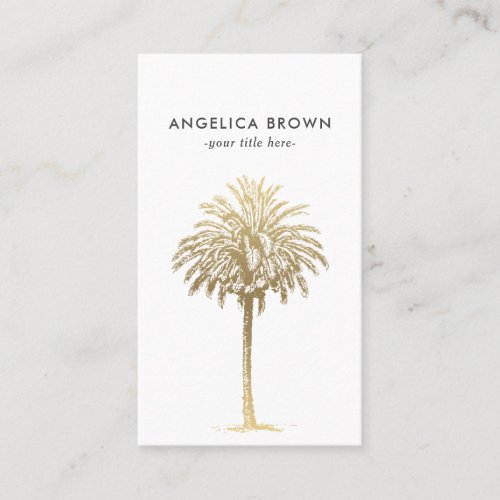 Palm Tree Business Card