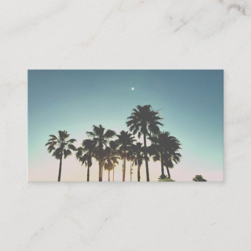 Palm Tree Business Card | Zazzle