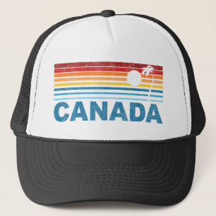 Palm Tree Canada Trucker Hat