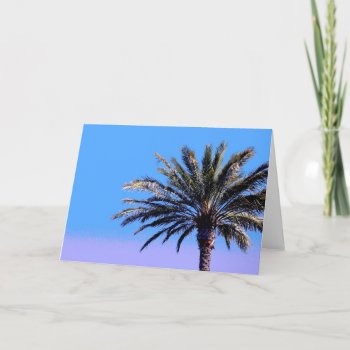 Palm Tree Card by DonnaGrayson_Photos at Zazzle