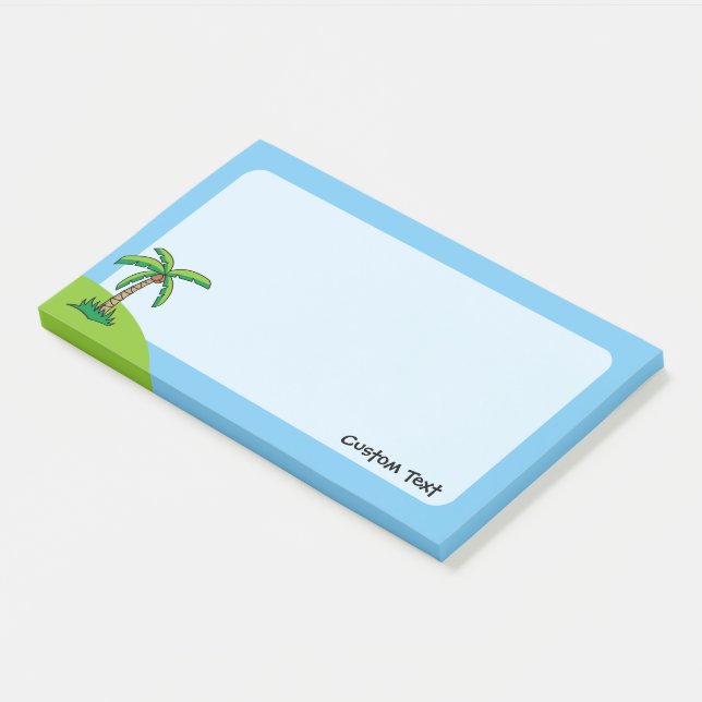 Palm Tree Cartoon Notes (Angled)