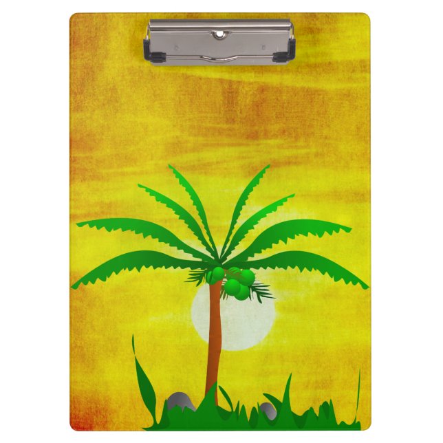 Palm Tree Clipboard (Front)