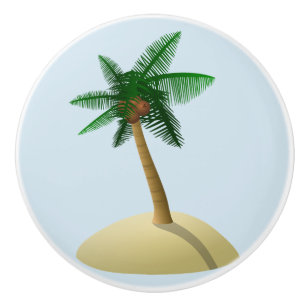 Tropical Palm Tree Knobs Pulls Zazzle