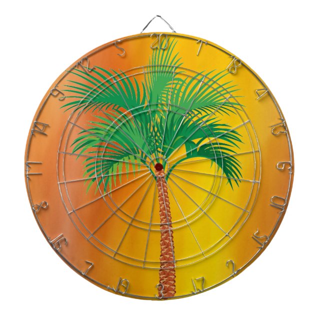 Palm Tree Dart Board (Front)