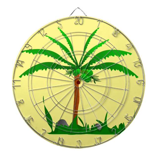 Palm Tree Dart Board (Front)