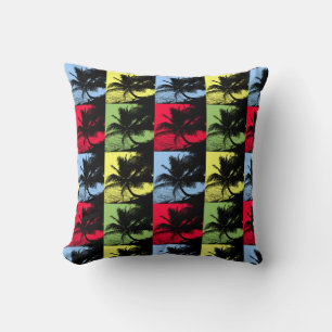 Palm Tree Design Throw Pillow