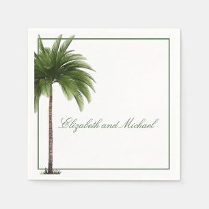 Palm Tree Elegant Modern Chic Napkins