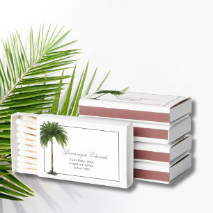 Palm Tree Elegant Modern Promotion Matchboxes