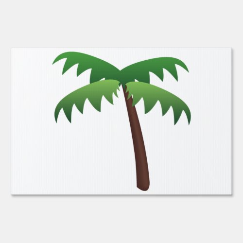 Palm Tree _ Emoji Yard Sign