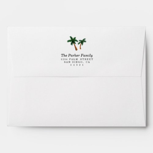 Palm Tree Envelope