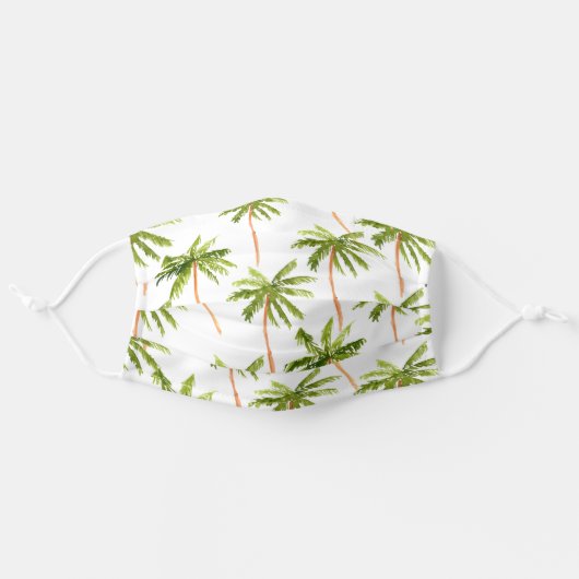 Palm tree face mask (Front, Unfolded)