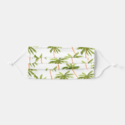 Palm tree face mask (Front, Folded)