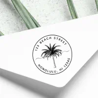 Custom Return Address Stamp - Palm