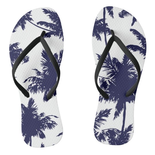 Palm Tree Flip Flops