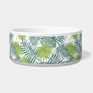 Palm Tree Fronds Painting Hawaiian Bowl