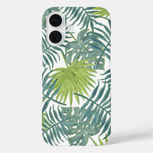Palm Tree Fronds Painting Hawaiian iPhone 16 Case