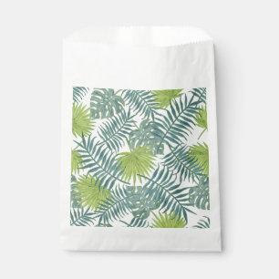Palm Tree Fronds Painting Hawaiian Favor Bag