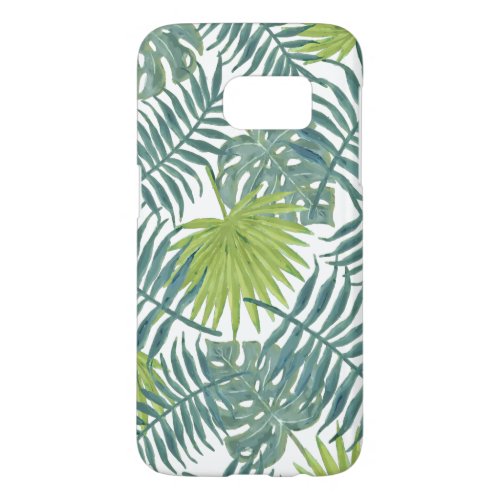 Palm Tree Fronds Painting Hawaiian Print Samsung Galaxy S7 Case