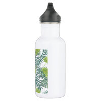 Hibiscus Print BPA-Free Plastic Water Bottles - 12 Ct.