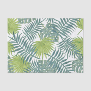 Palm Tree Fronds Painting Hawaiian Tissue Paper