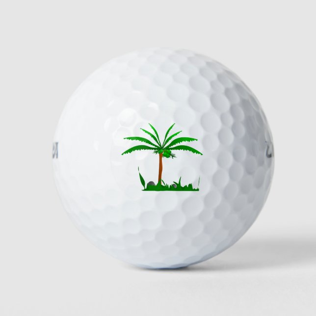 Palm Tree Golf Balls (Front)