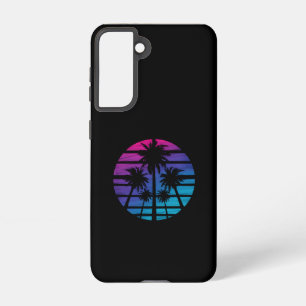 Palm Tree Hawaiian Beach Summer Vacation Samsung Galaxy S21 Case