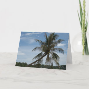 palm tree holiday card