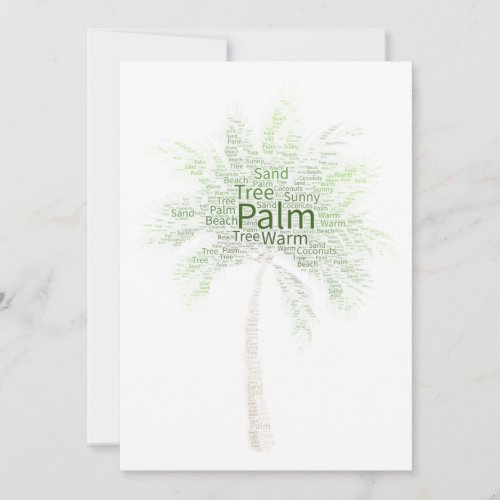 Palm Tree Holiday Card