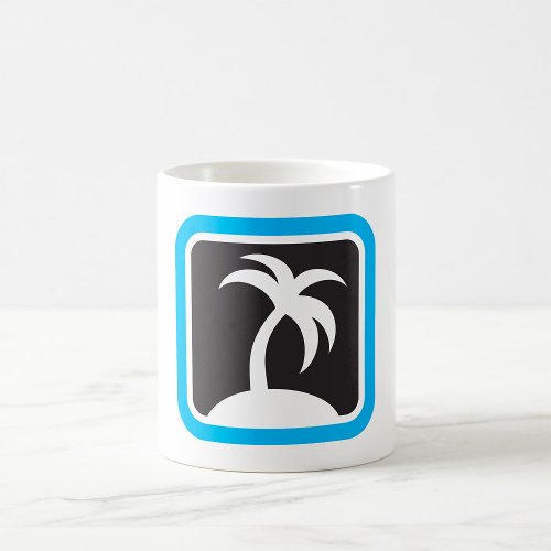 Palm Tree Icon Coffee Mug