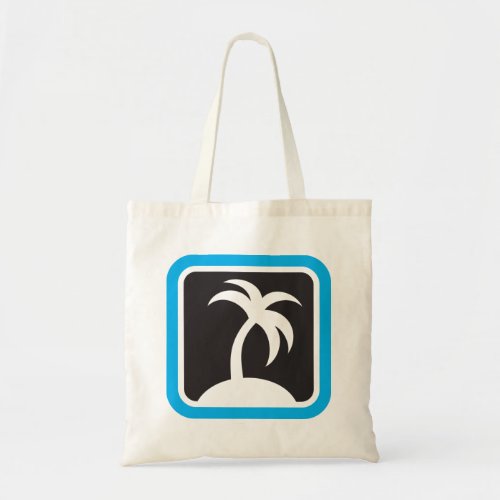 Palm Tree Icon Tote Bag