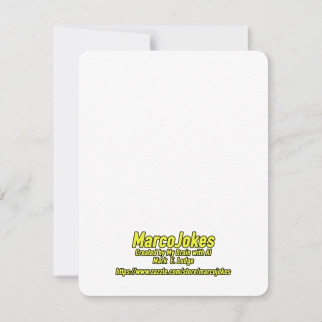 Palm Tree Invitation (Back)