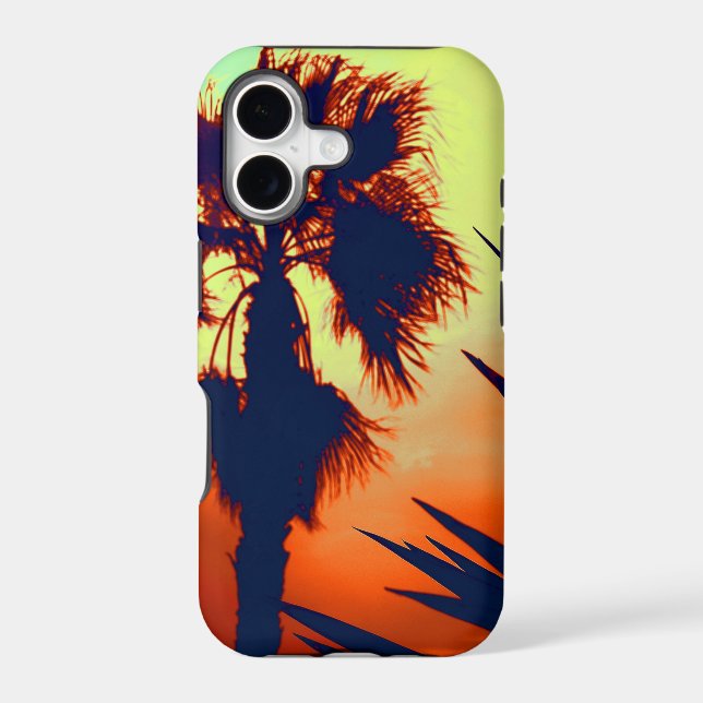 palm tree iphone case (Back)