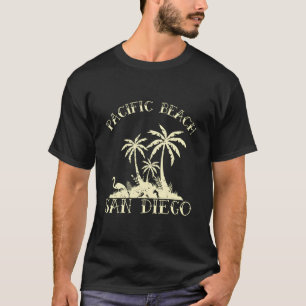 Palm Tree Island Pacific Beach San Diego T-Shirt