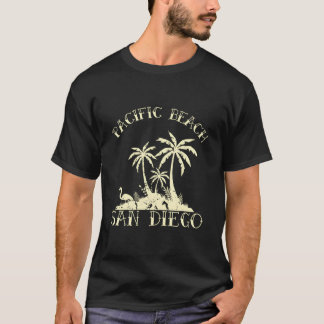 Palm Tree Island Pacific Beach San Diego T-Shirt