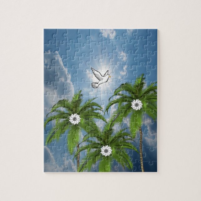 Palm Tree Jigsaw Puzzle (Vertical)