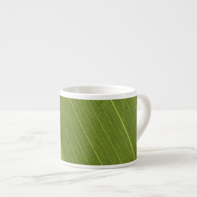 Palm Tree Leaf Espresso Cup (Front Right)