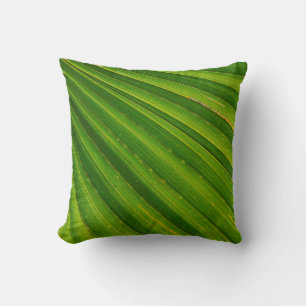 Palm tree leaf james palm trees throw pillow