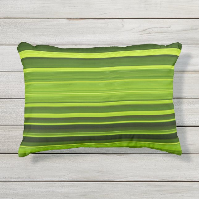 Palm Tree Leaf Texture Outdoor Pillow (Front)