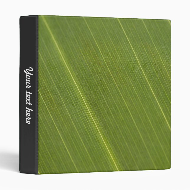 Palm Tree Leaf Vinyl Binder (Front/Spine)