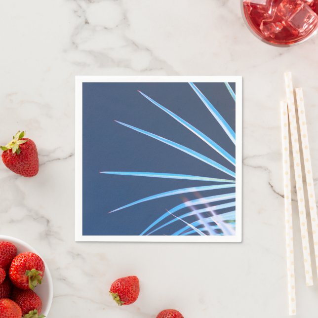 Palm Tree Leaves Minimalism Sketch Napkins (Insitu)