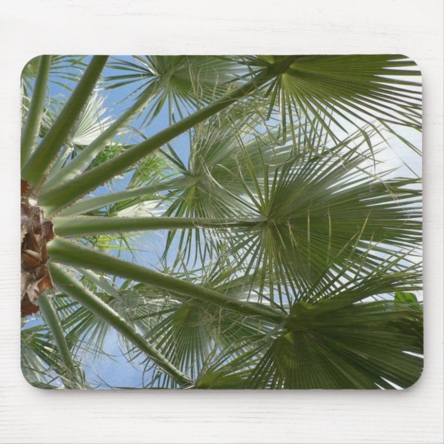 Palm Tree Leaves Mouse Pad (Front)